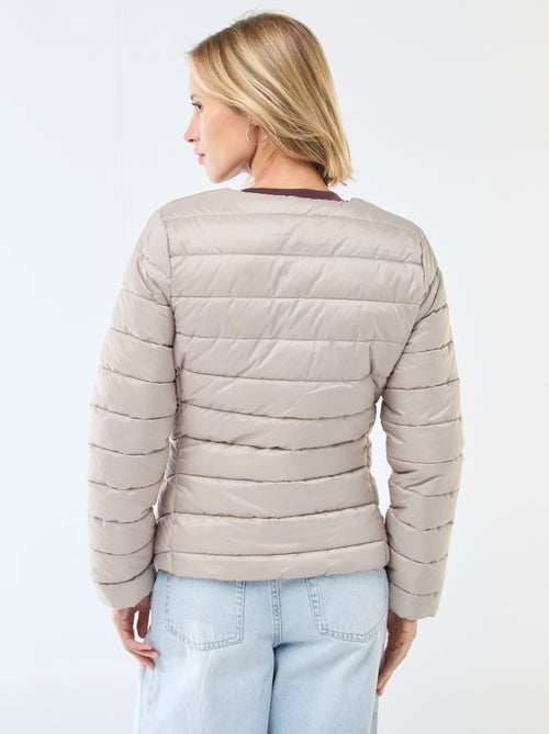 Waterafstotend en lichtjes gewatteerd donsjack - Kiabi