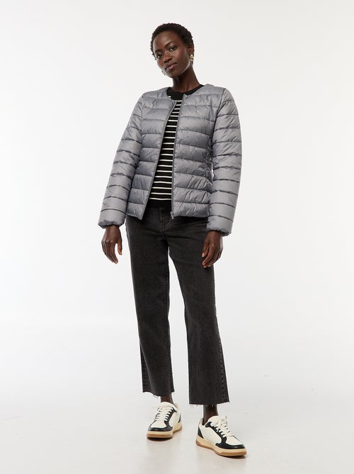 Waterafstotend en lichtjes gewatteerd donsjack - Kiabi