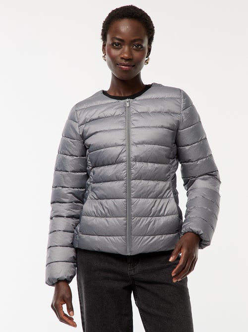 Waterafstotend en lichtjes gewatteerd donsjack - Kiabi