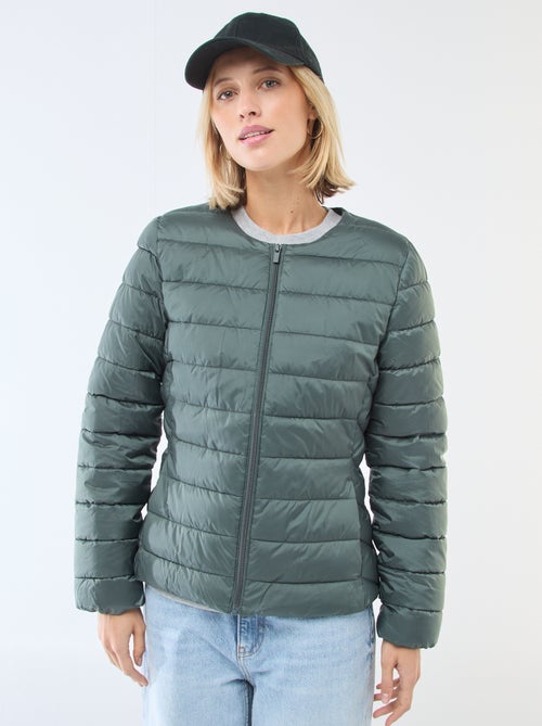 Waterafstotend en lichtjes gewatteerd donsjack - Kiabi