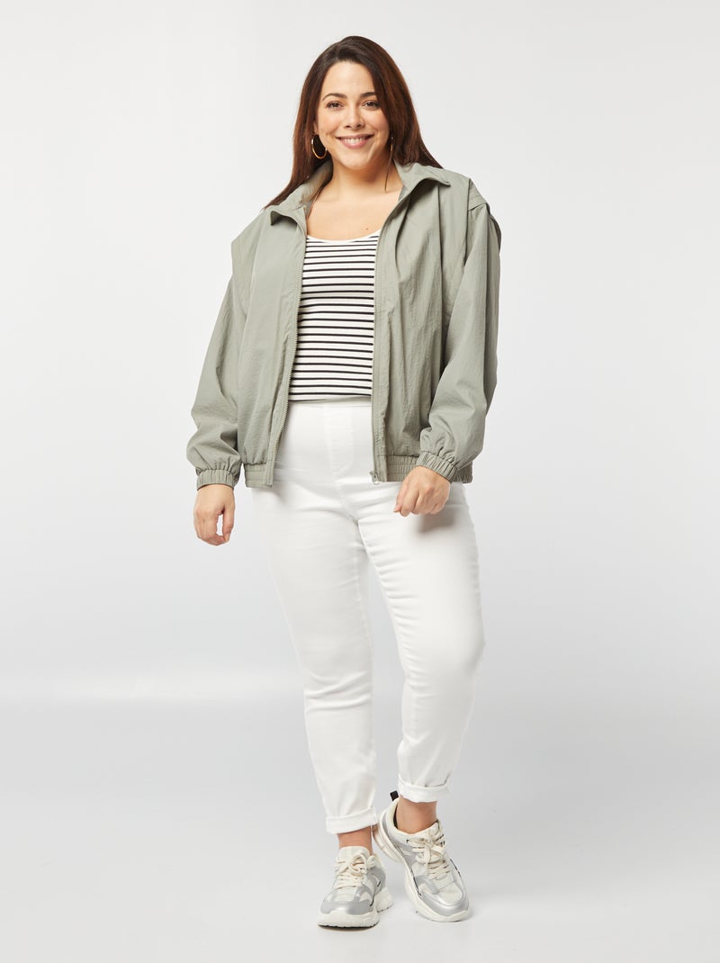 Waterafstotend windjack GROEN - Kiabi