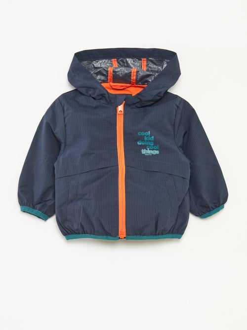 Waterafstotend windjack met capuchon - Kiabi