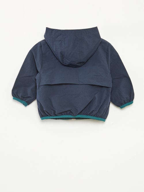 Waterafstotend windjack met capuchon - Kiabi