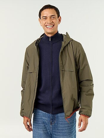 Waterafstotend windjack met capuchon