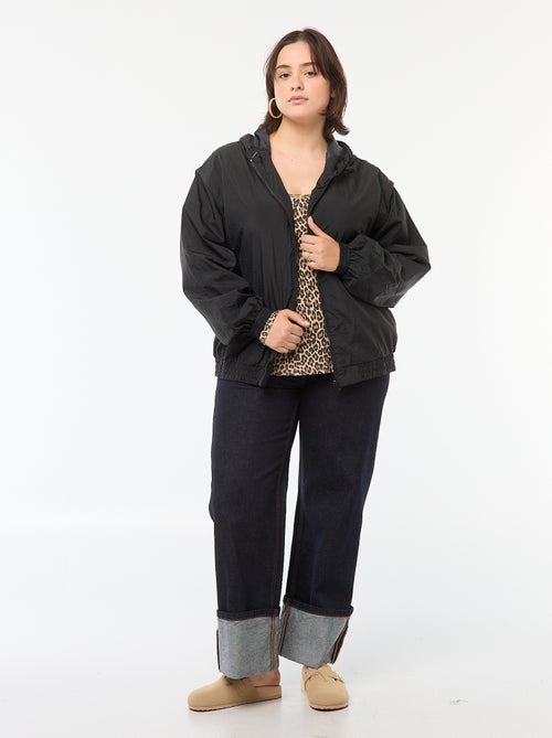 Waterafstotend windjack met capuchon - Kiabi