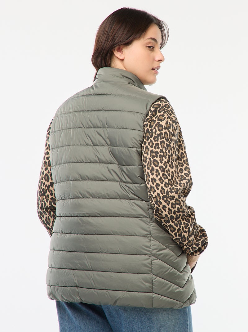 Waterafstotende bodywarmer Groen - Kiabi