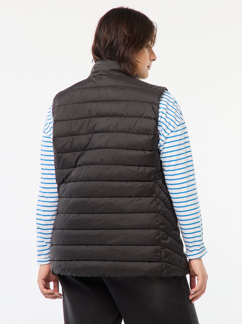 Waterafstotende bodywarmer zwart - Kiabi