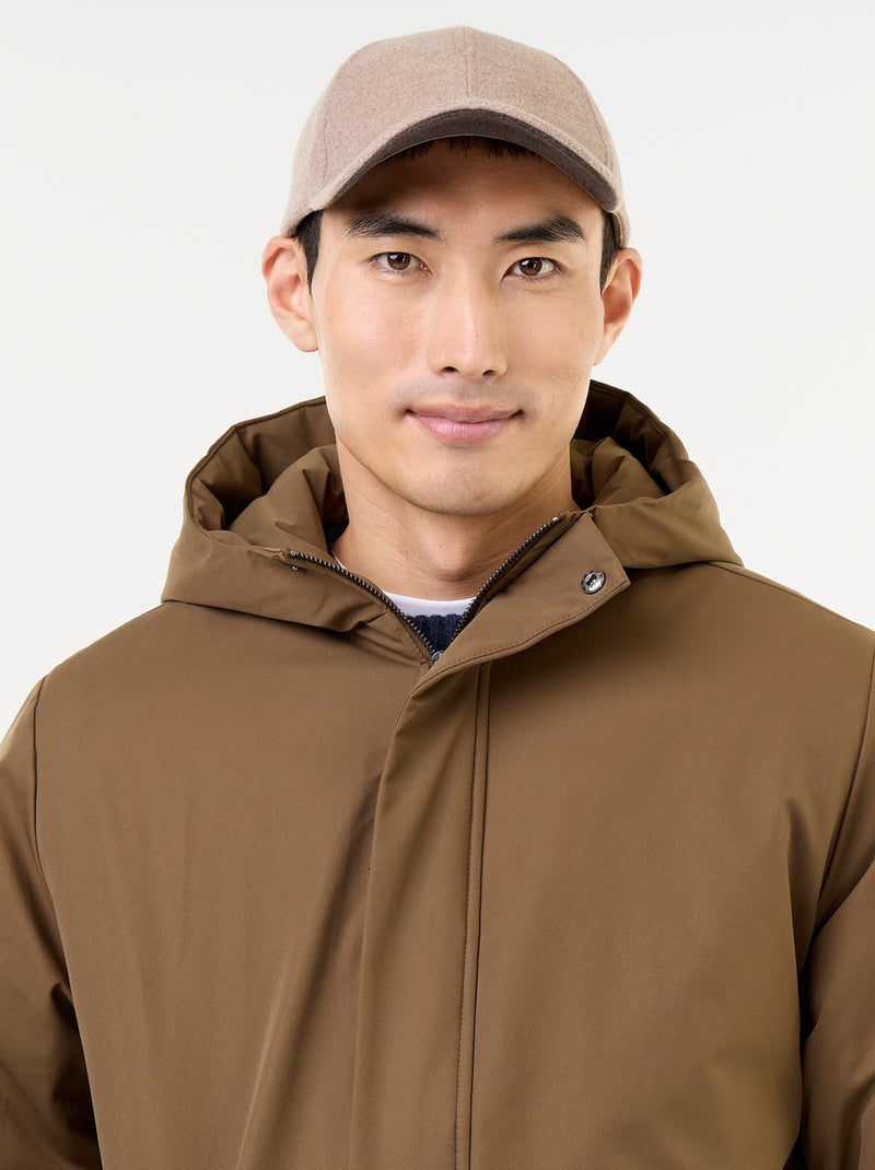 Waterafstotende capuchonparka Groen - Kiabi
