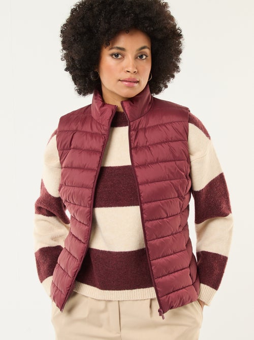 Waterafstotende doorgestikte bodywarmer - Kiabi