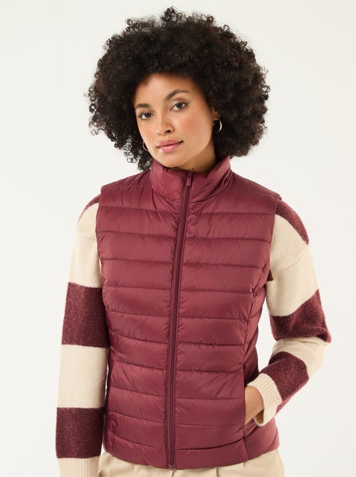 Waterafstotende doorgestikte bodywarmer - Kiabi