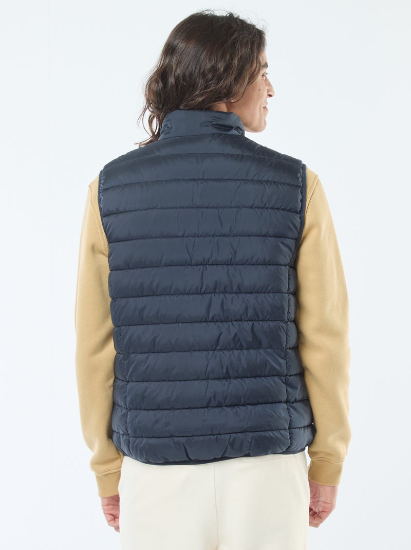 Waterafstotende effen bodywarmer Blauw - Kiabi