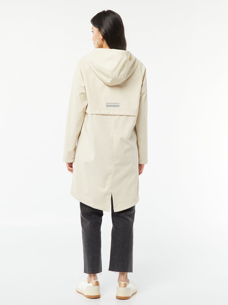 Waterafstotende parka met capuchon BIEGE - Kiabi
