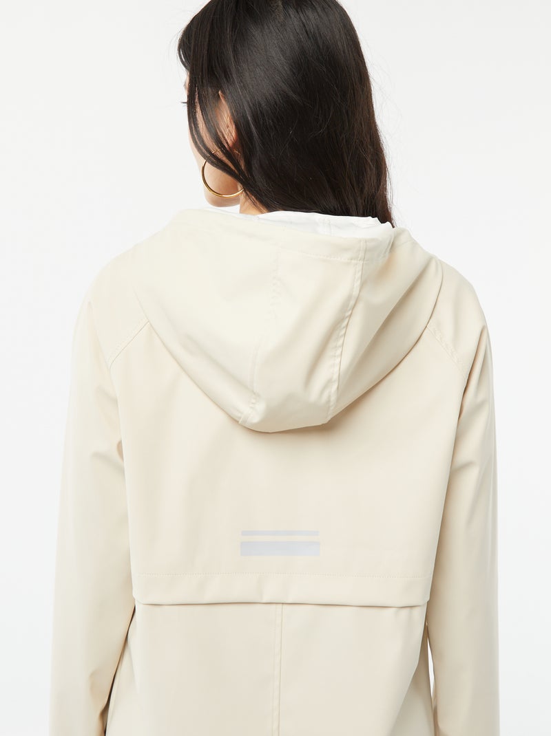 Waterafstotende parka met capuchon BIEGE - Kiabi