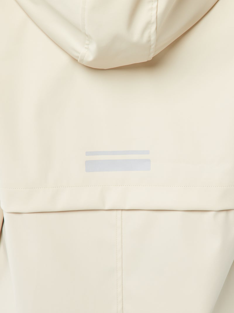 Waterafstotende parka met capuchon BIEGE - Kiabi