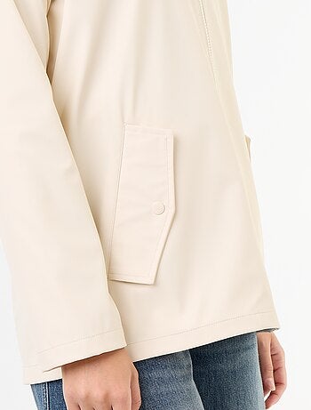 Waterafstotende parka met capuchon