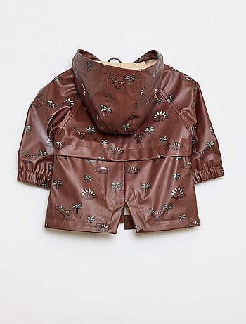 Waterafstotende parka met capuchon