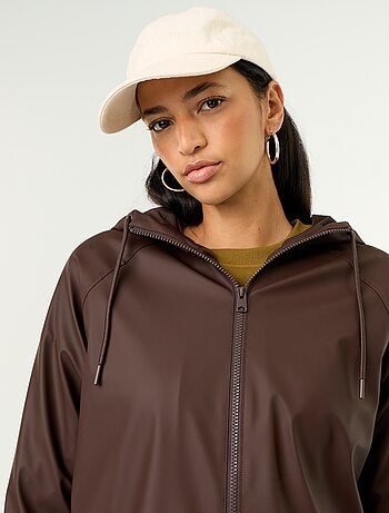 Waterafstotende parka met capuchon
