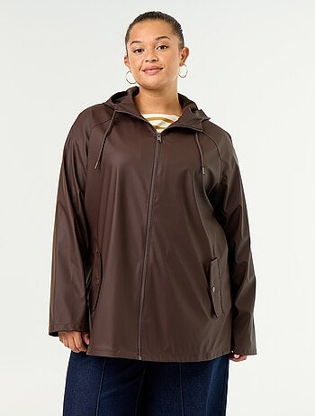 Waterafstotende parka met capuchon