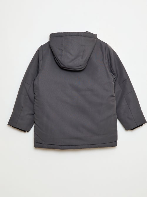 Waterafstotende parka met capuchon - Kiabi Waterafstotende parka met capuchon - Kiabi