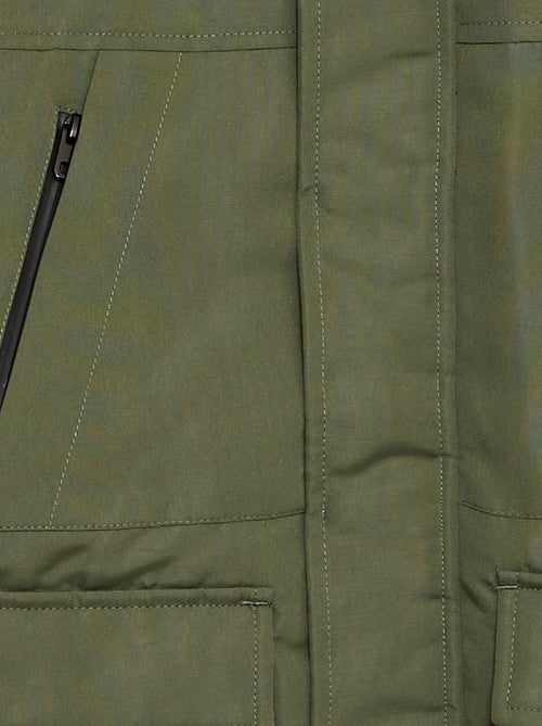 Waterafstotende parka met capuchon - Kiabi Waterafstotende parka met capuchon - Kiabi