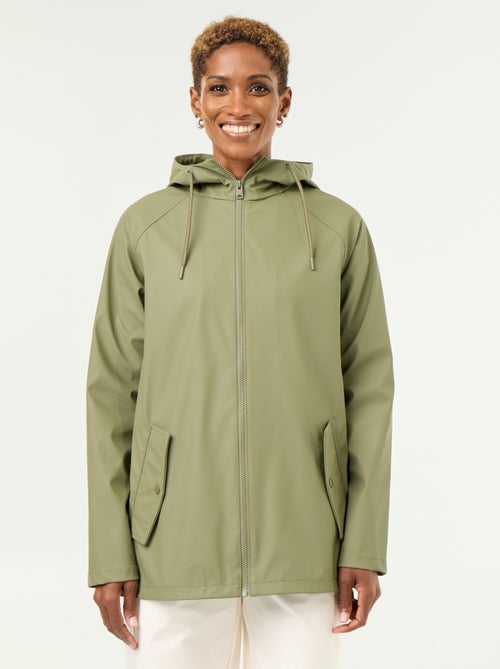 Waterafstotende parka met capuchon - Kiabi