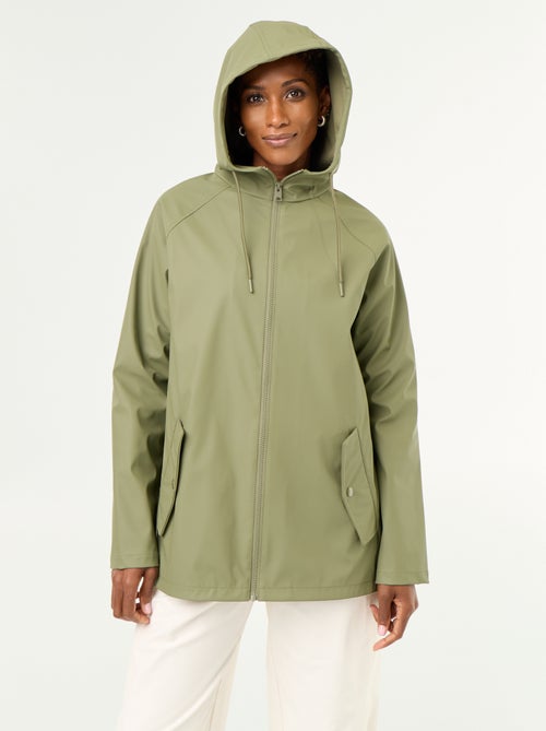 Waterafstotende parka met capuchon - Kiabi