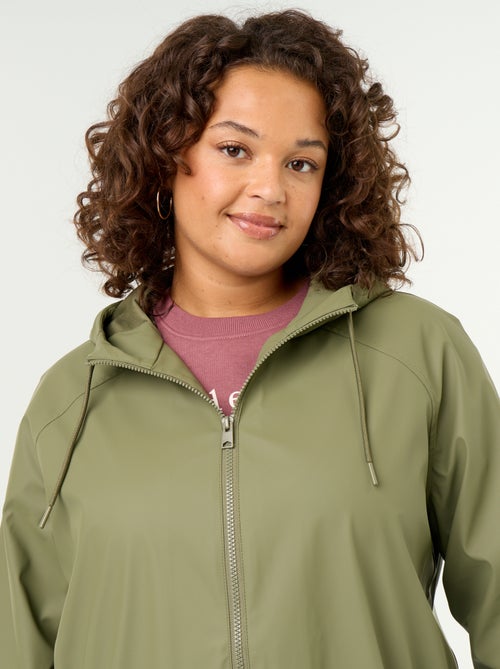 Waterafstotende parka met capuchon - Kiabi