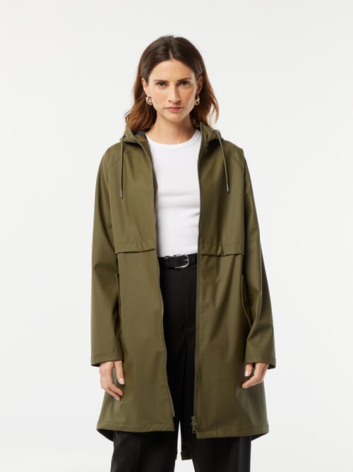 Waterafstotende parka met capuchon - Kiabi