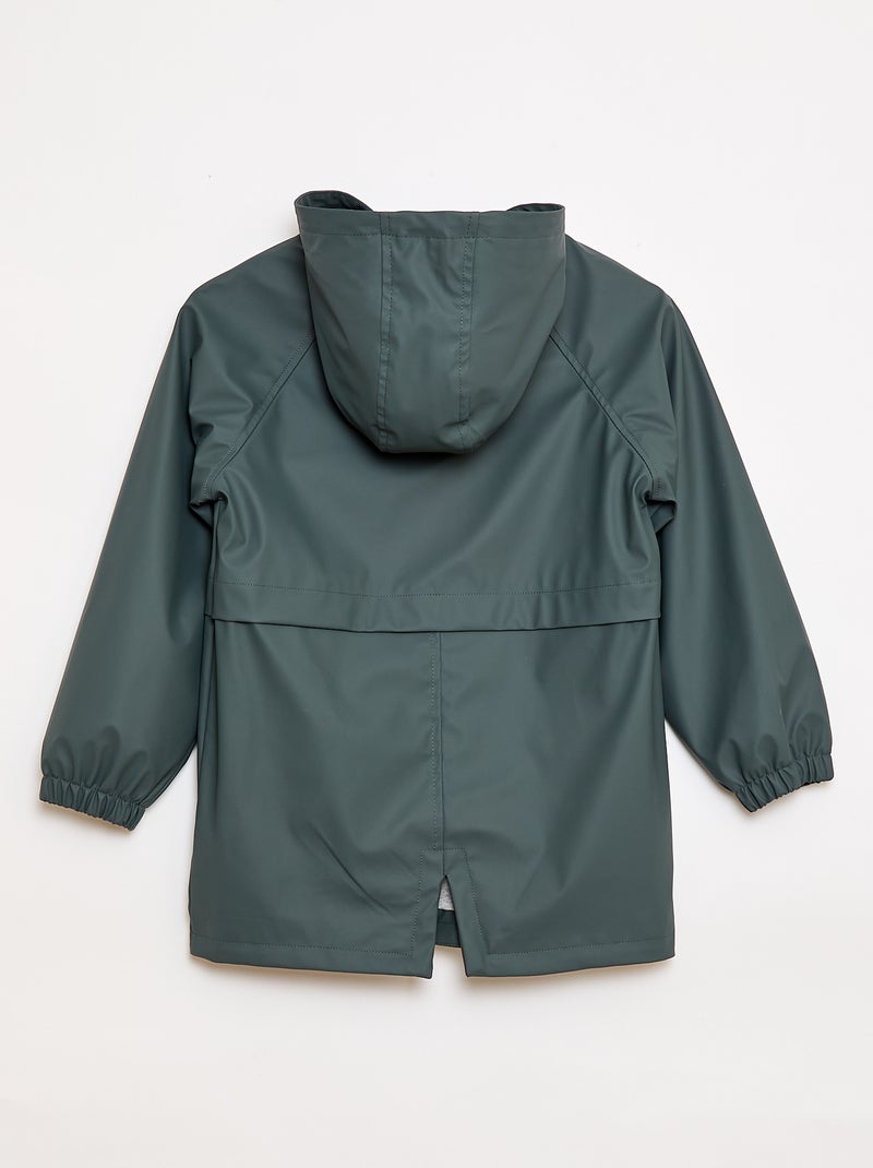 Waterafstotende parka met capuchon Kaki - Kiabi