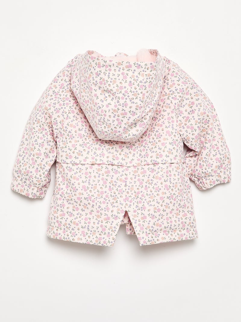 Waterafstotende parka met capuchon Rose - Kiabi