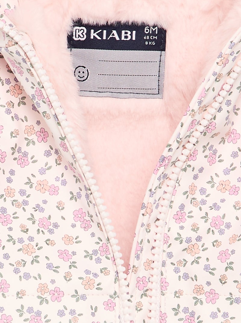 Waterafstotende parka met capuchon Rose - Kiabi