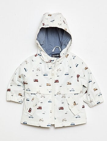 Waterafstotende parka met capuchon