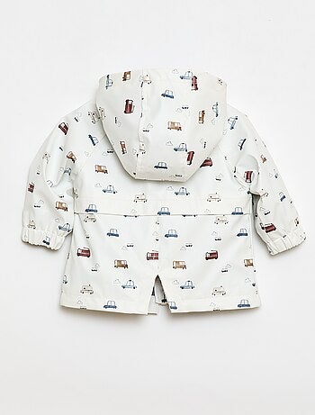 Waterafstotende parka met capuchon