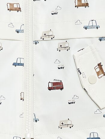 Waterafstotende parka met capuchon