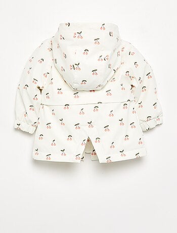 Waterafstotende parka met capuchon
