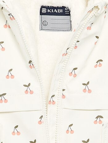 Waterafstotende parka met capuchon