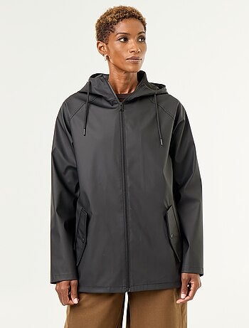 Waterafstotende parka met capuchon