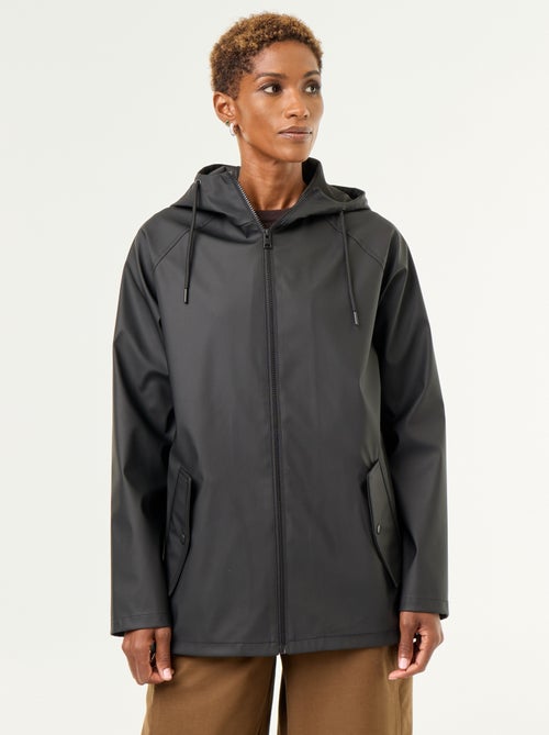 Waterafstotende parka met capuchon - Kiabi