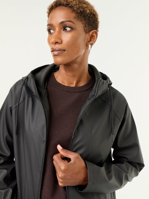 Waterafstotende parka met capuchon - Kiabi