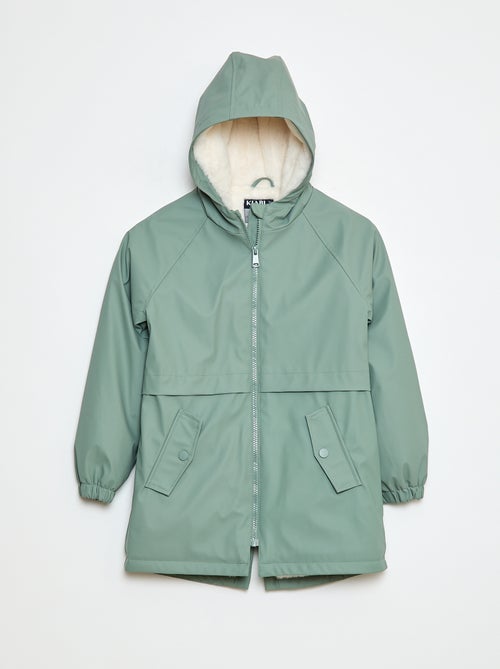 Waterafstotende parka met volledig gevoerde kap - Kiabi