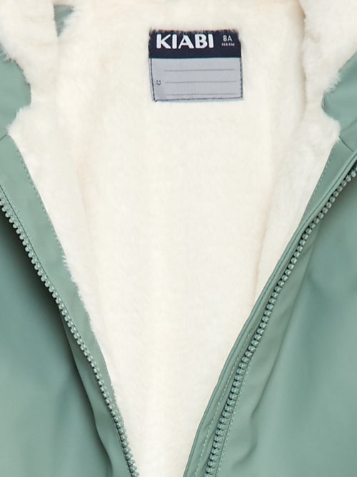 Waterafstotende parka met volledig gevoerde kap - Kiabi