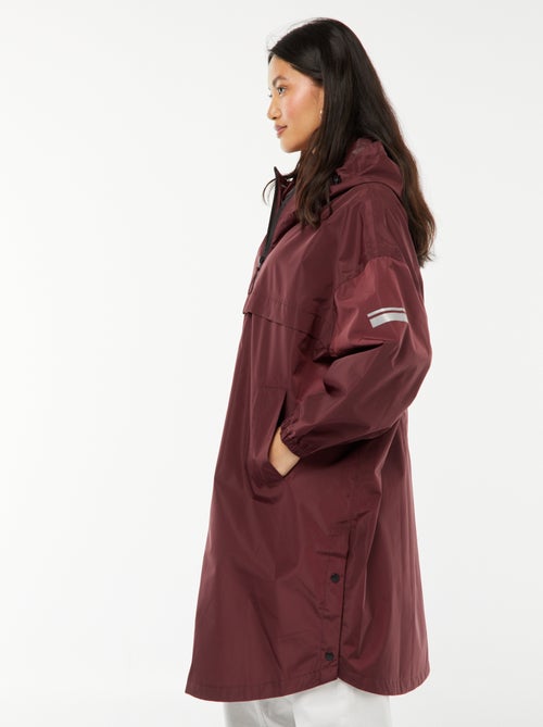 Waterafstotende regencape met reflecterende details - Kiabi
