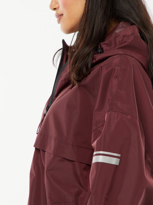 Waterafstotende regencape met reflecterende details - Kiabi