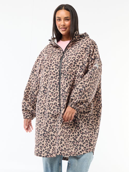 Waterafstotende regenponcho met kap - Kiabi