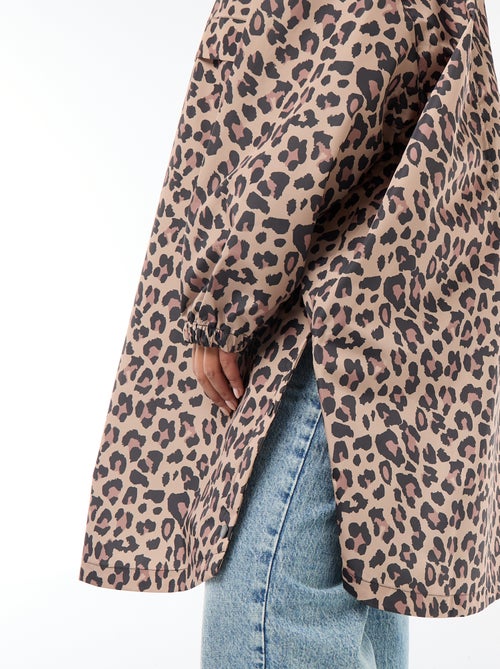 Waterafstotende regenponcho met kap - Kiabi