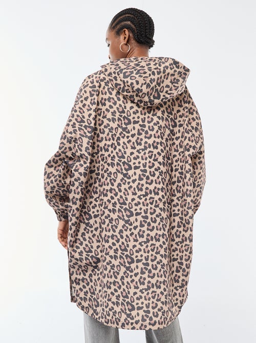 Waterafstotende regenponcho met kap en opvouwbaar ontwerp - Kiabi