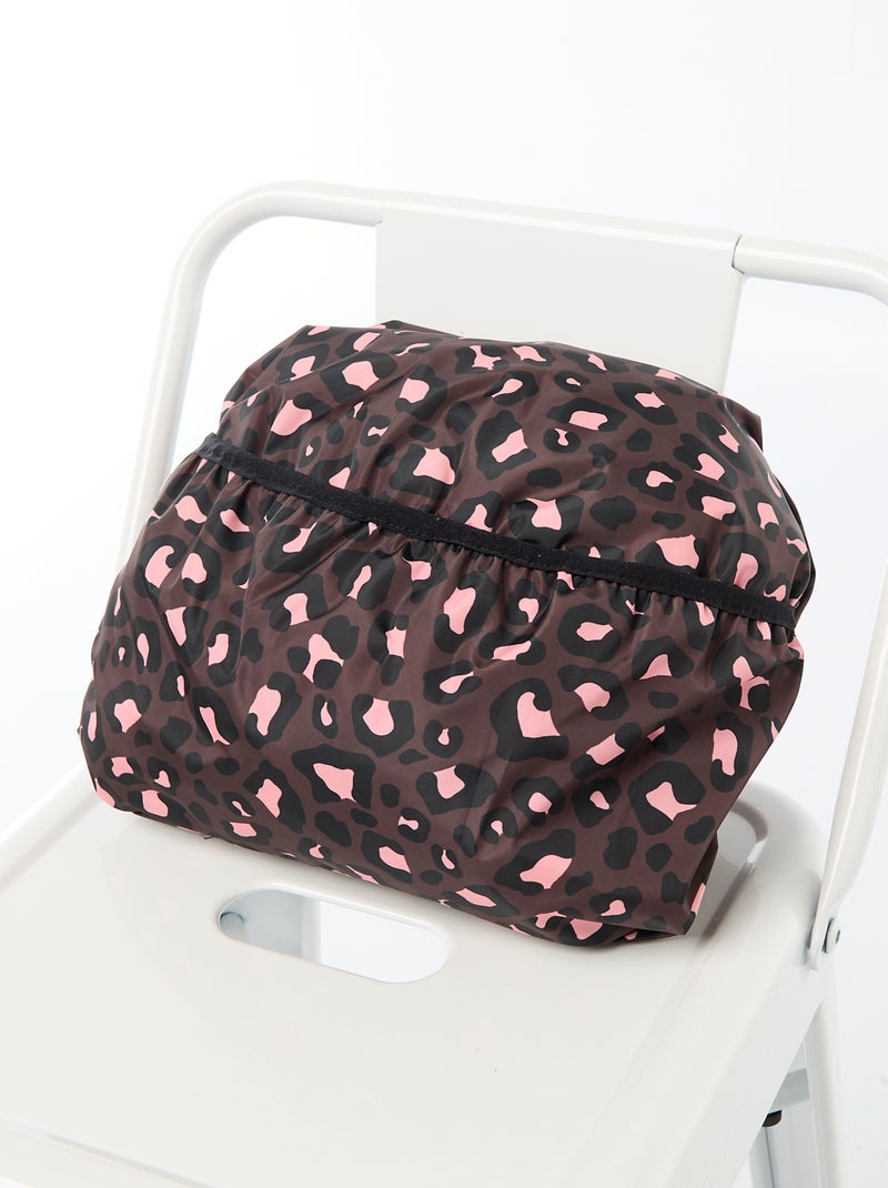 Waterafstotende regenponcho met kap en opvouwbaar ontwerp Bruin - Kiabi