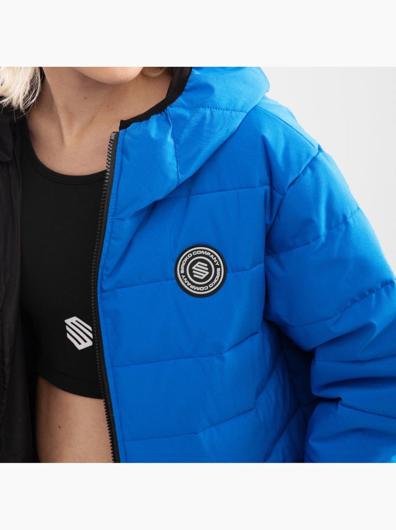 Waterbestendig puffer jack dames Blauw - Kiabi