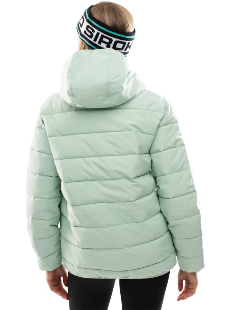 Waterbestendig puffer jack dames Groen - Kiabi