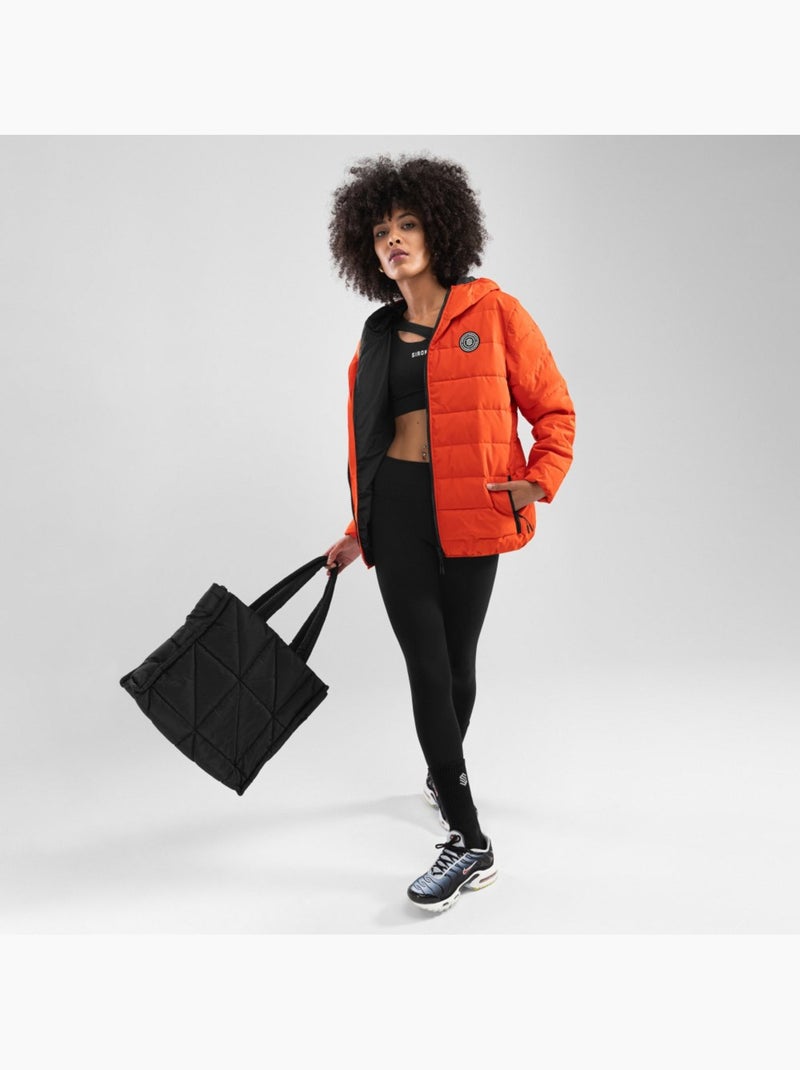 Waterbestendig puffer jack dames Oranje - Kiabi